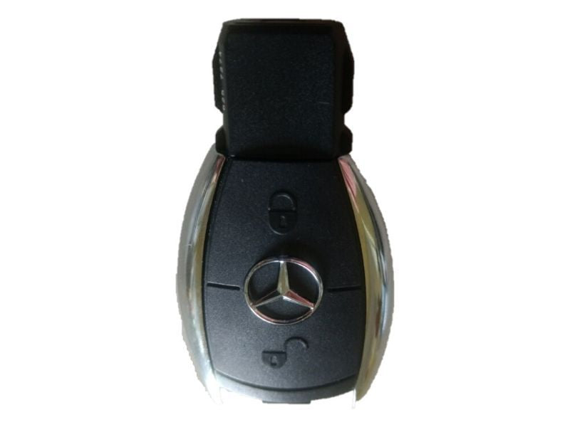 Carcasa Mercedes Keyless Kompr 3 Bot + Pánico