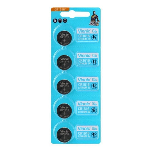 PILAS VINNIC - MODELO 1632 - 5 UNIDADES