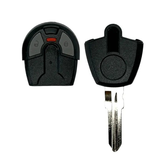 CARCASA - PALIO/UNO - 2 BOTONES (NEGRA)