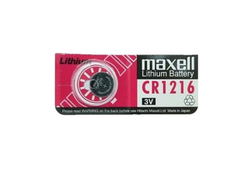 PILAS MAXELL - MODELO 1216 - 5 UNIDADES